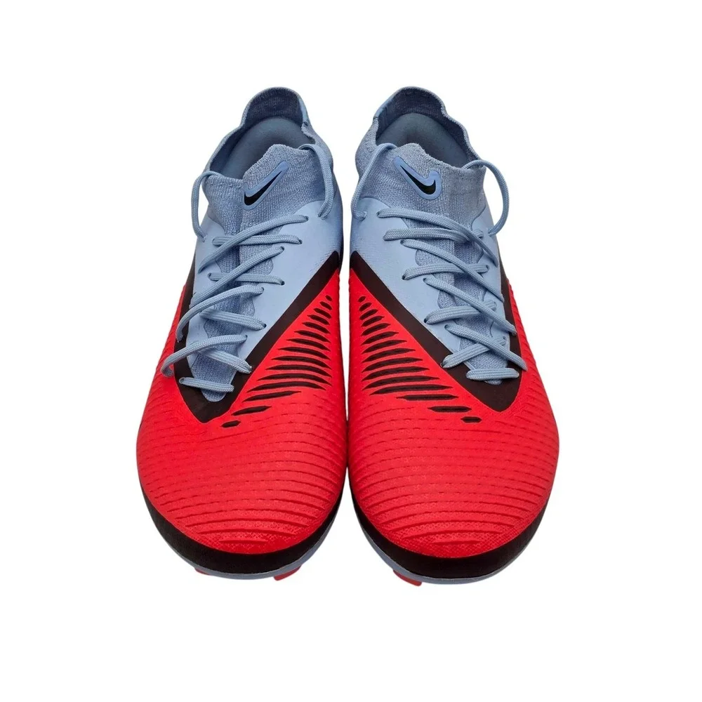 Nike Phantom 6 High Academy FG/MG Soccer Cleats Men's 10.5 Blue Red HQ2278-400